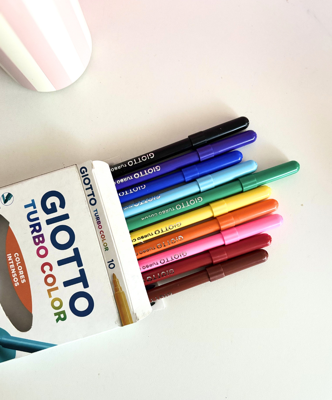 Marcadores Giotto Turbo color x 10 colores intensos