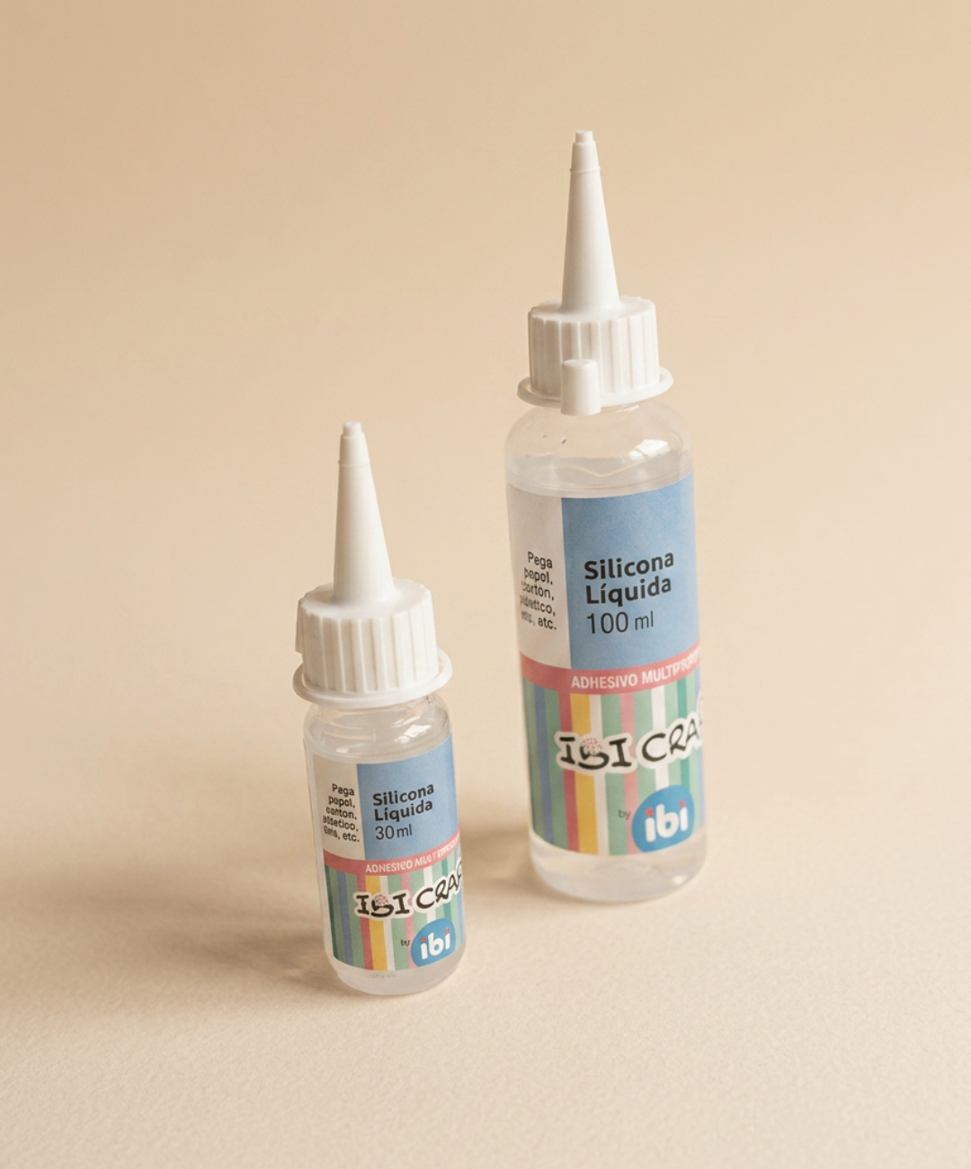 Adhesivo silicona liquida Ibi Craft transparente x 100 ml