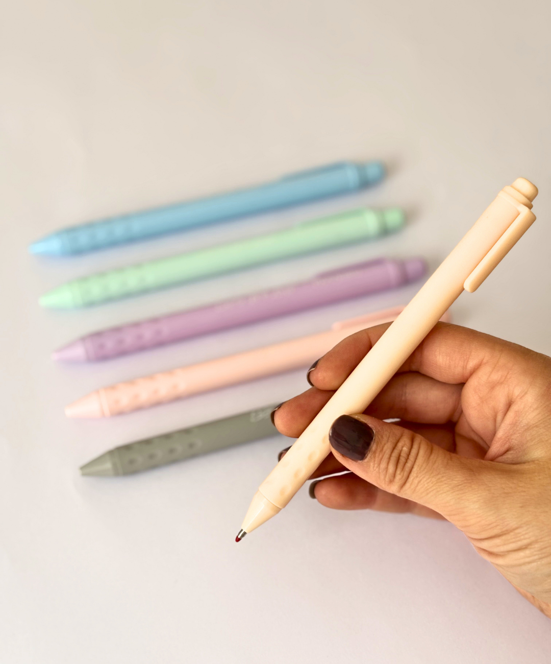 Roller Ball Mooving Silky Magic tinta gel retractil pastel x 6