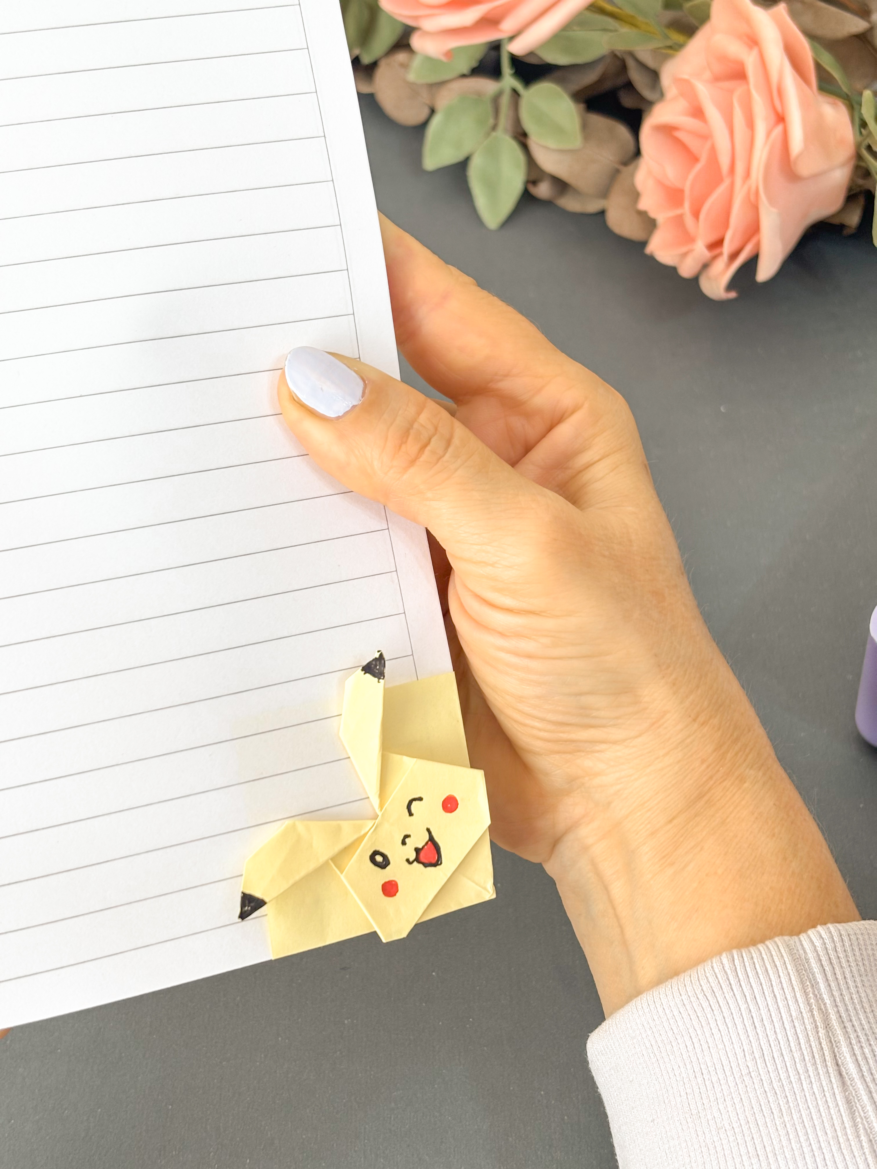 Pikachu de papel
